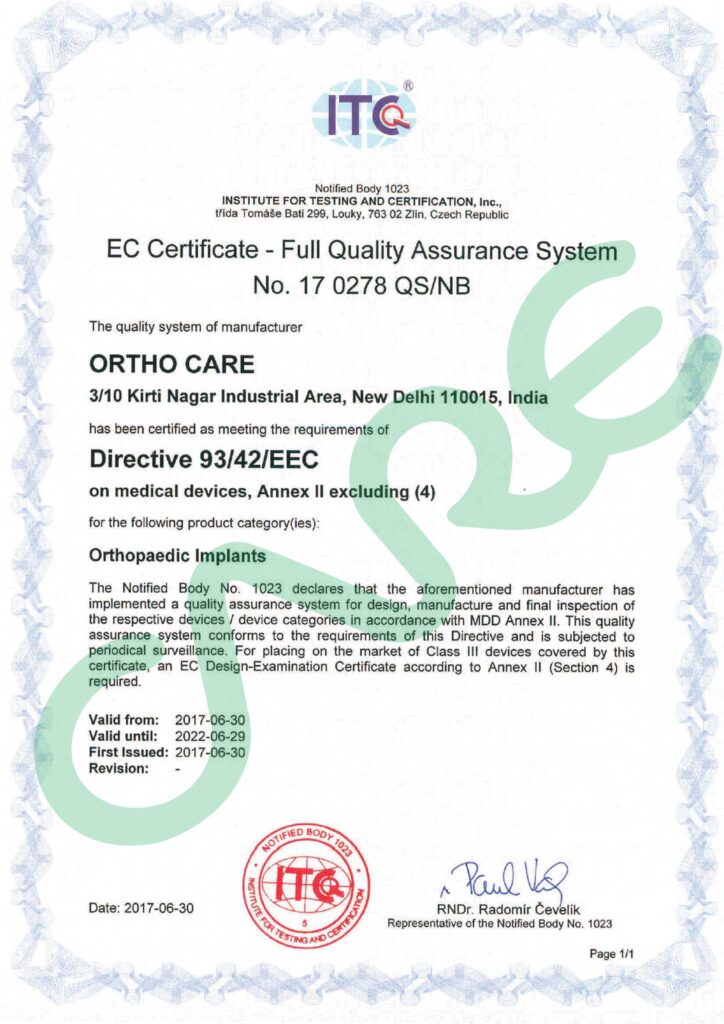 CE CERTIFICATE